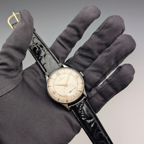 1956 年歐米茄 Ref2317/13 男士機械手錶 Cal266 35 毫米不鏽鋼錶殼 工作狀況良好
